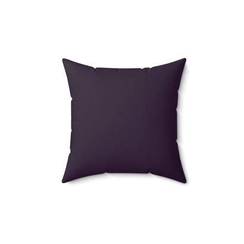 Dark Purple Solid Color Pillow