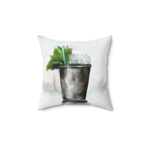Mint Julep Cocktail Pillow