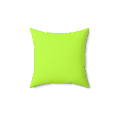 Bright Lime Green Decorative Pillow