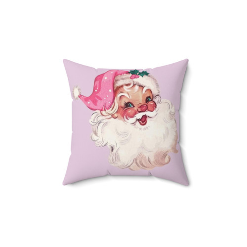 Retro Vintage Santa Claus Throw Pillow