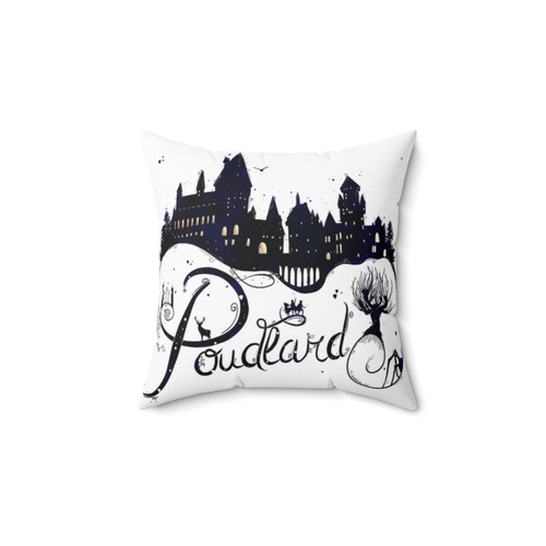 Hogwarts Pøudlård Pillow - Decorative Pillow for Fans of the Fantastic Universe