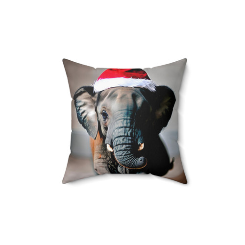 Christmas Elephant Pillow - Festive Seasonal Home Decor