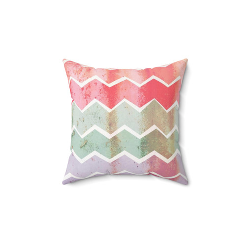 Chevron Stripes Decorative Pillow in Gelati Colorway