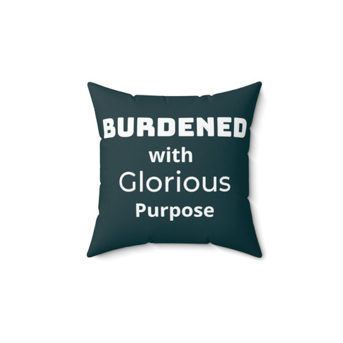Burdened with Glorious Purpose Loki Pillow