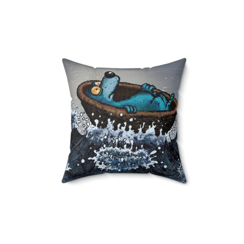 Captain Bluebear Themed Pillow