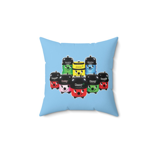 Retro Henry Hoover Cleaning Pillow