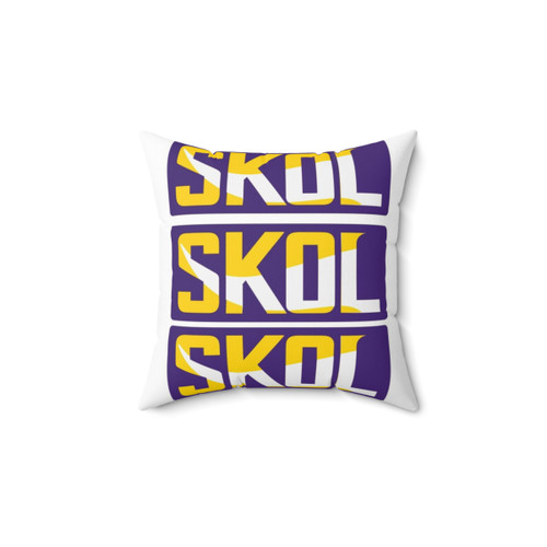 Skol MN Minnesota Vikings Outline Pillow
