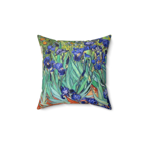 Irises by Van Gogh Throw Pillow