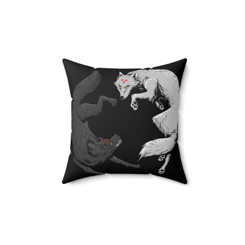 Vibrant Divine Dogs Anime Pillow