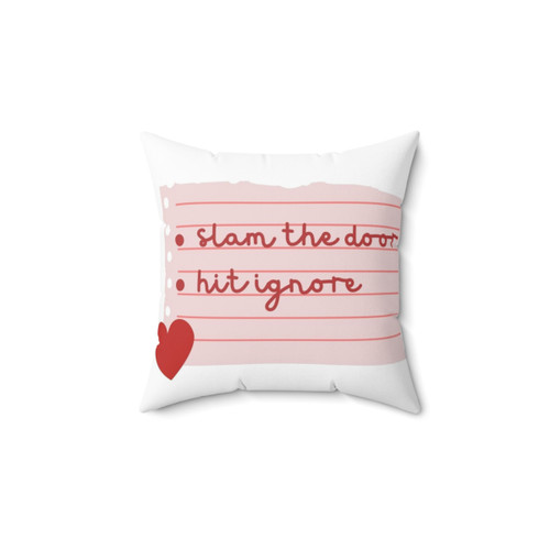 Sabrina Carpenter Themed Feather Accent Pillow