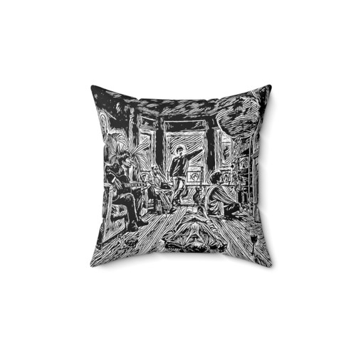 Oasis Britpop Band Painting Pillow