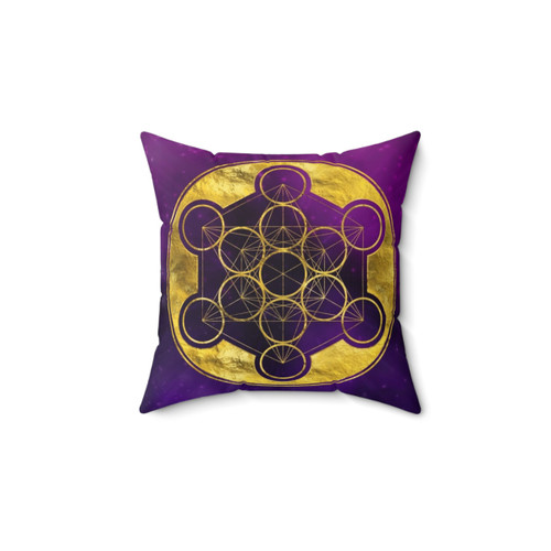 Metatron's Cube Sacred Geometry Pillow