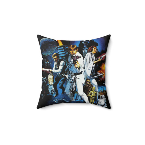 Original Star Wars Attack Vintage Movie Poster Pillow