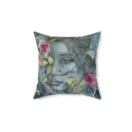 Floral Women's Decorative Pillow