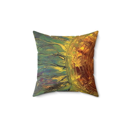 Abstract design decorative throw pillow