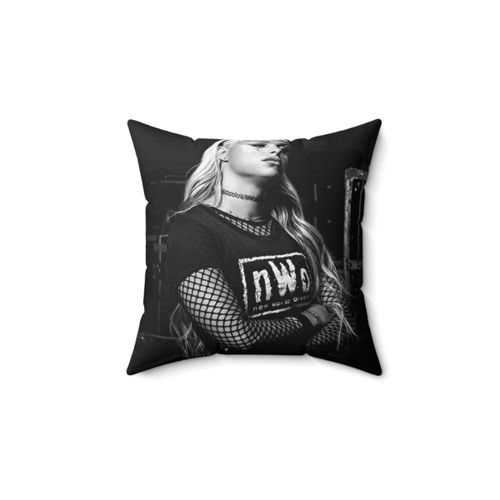 Beautiful black and white pillow