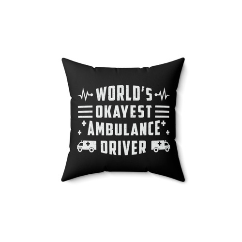 Funny Ambulance Driver Paramedic Pillow
