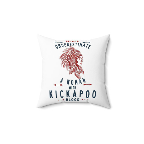 Kickapoo Native American Pride Pillow