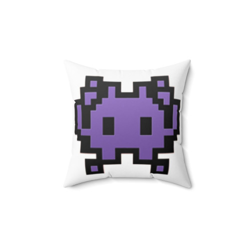 Alien Monster Emoji Throw Pillow