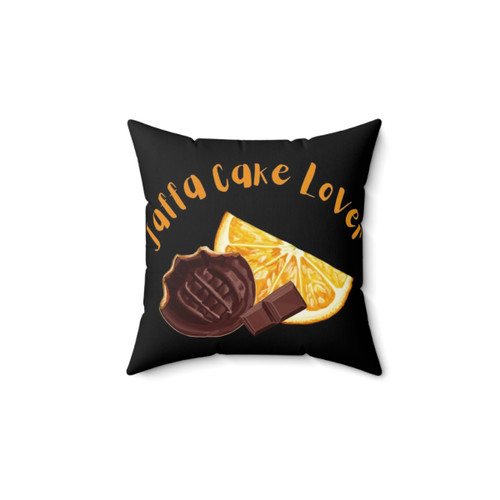 Jaffa Cake Lover Pillow - Soft and Cozy Biscuit-Themed Home Decor