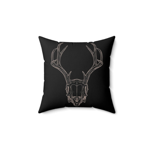 Deer Skull Decorative Pillow