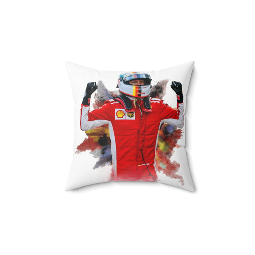 Sebastian Vettel Formula 1 Driver Pillow