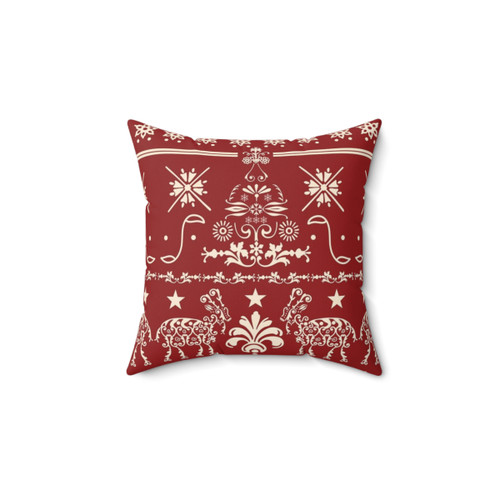 Vintage Christmas Decorative Throw Pillow