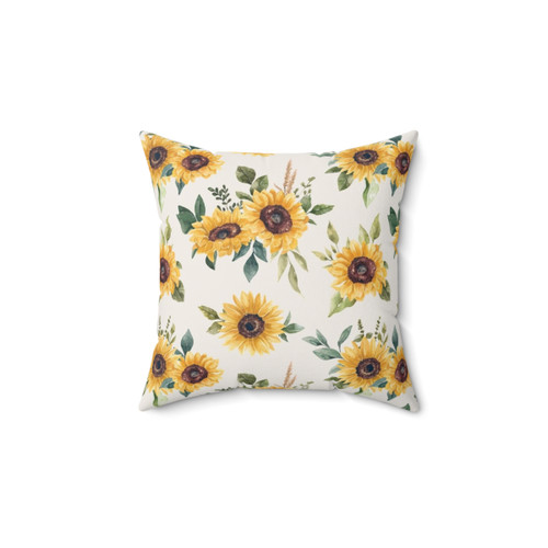 Sunflower Floral Decorative Pillow