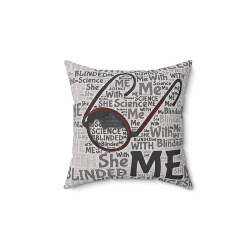 Retro 80s Pillow featuring Science and Synth Pop Design