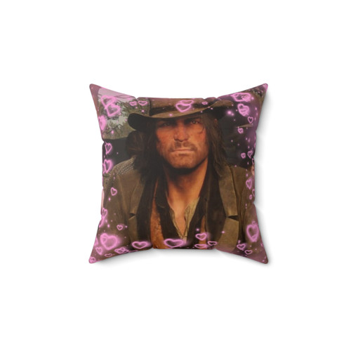 John Marston Hearts Decorative Pillow