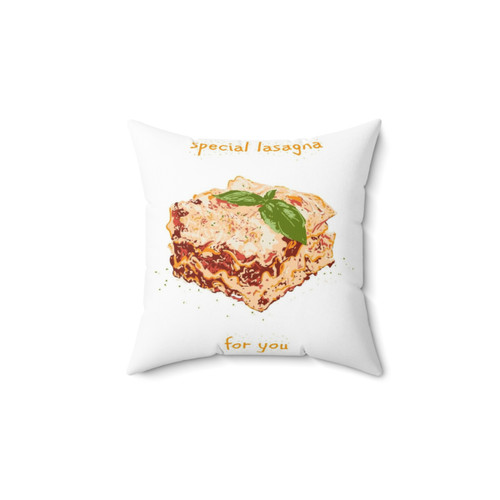 Lasagna Themed Decorative Pillow