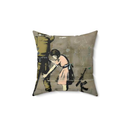 Banksy Art Decorative Throw Pillow