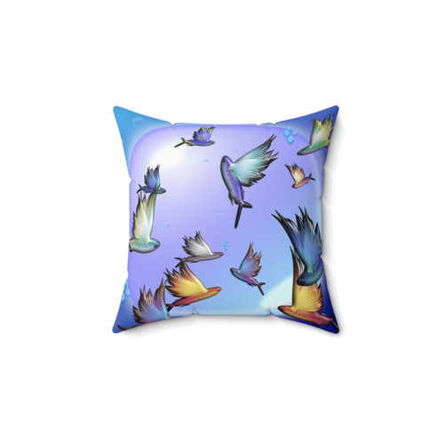 Flying Sardines Fish Pillow