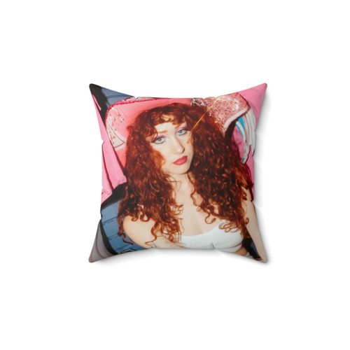Vibrant Rainbow Kids Pillow with Chappell Roan Design