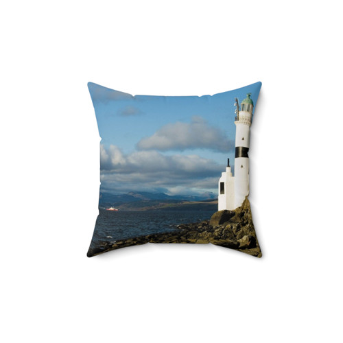 Cloch Lighthouse Pillow - Coastal Decor