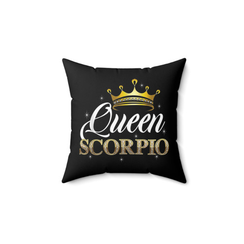 Scorpio Queen Zodiac Diamond Pillow