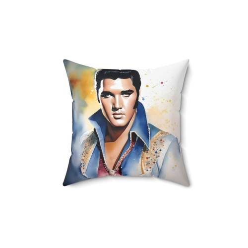 Elvis Presley Birthday Portrait Pillow
