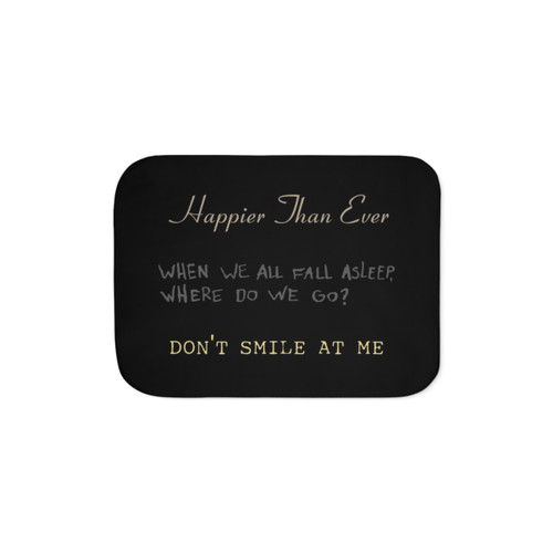 Billie Eilish Sherpa Blanket