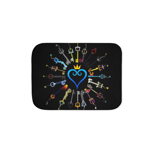 Kingdom Hearts Keyblade Sherpa Blanket