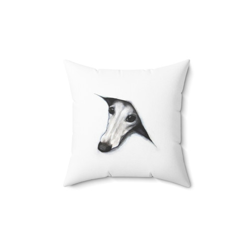 Whippet Peekaboo Pillow - Sighthound Home Decor