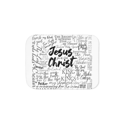 Names of God Sherpa Blanket