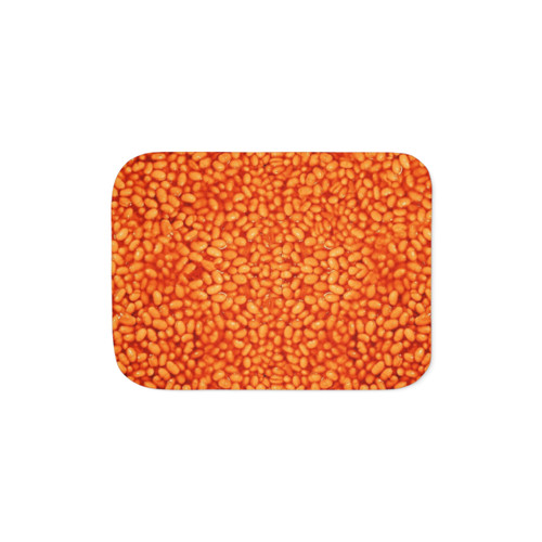 Baked Beans in Things Pattern Sherpa Blanket