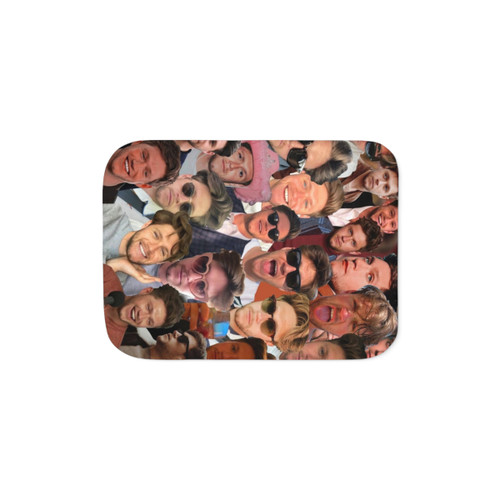 Sherpa photo collage blanket