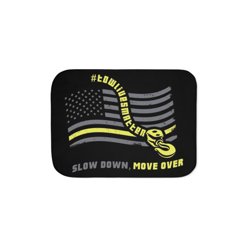 Tow Truck Operator Sherpa Blanket