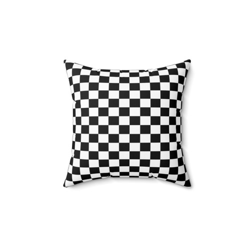 Checkered Flag Racing Pillow