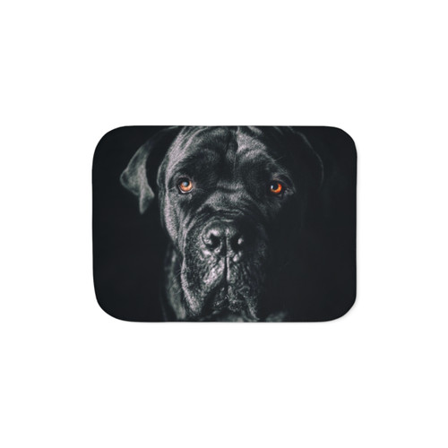 Cane Corso Italian Mastiff Sherpa Blanket