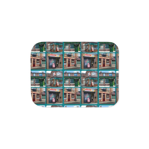 Iconic Coronation Street Sherpa Blanket