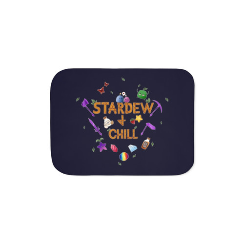 Stardew Valley Themed Sherpa Blanket