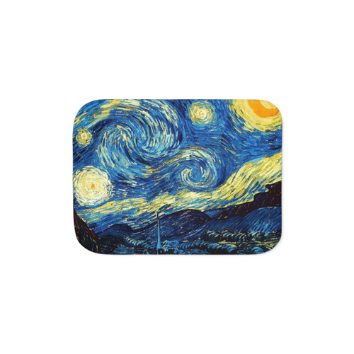 Van Gogh Starry Night Sherpa Blanket