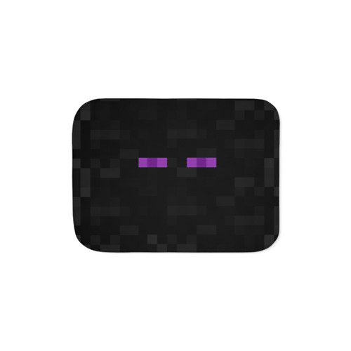 Enderman Pattern Sherpa Blanket